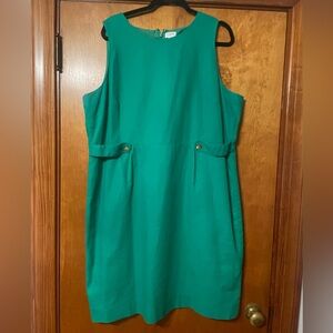 J.Crew Green Dress Tank Dress Size 20
